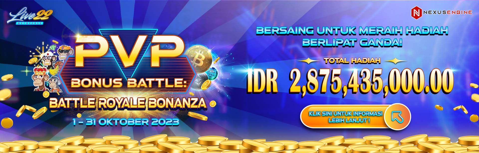 LIVE22 PVP BONUS BATTLE